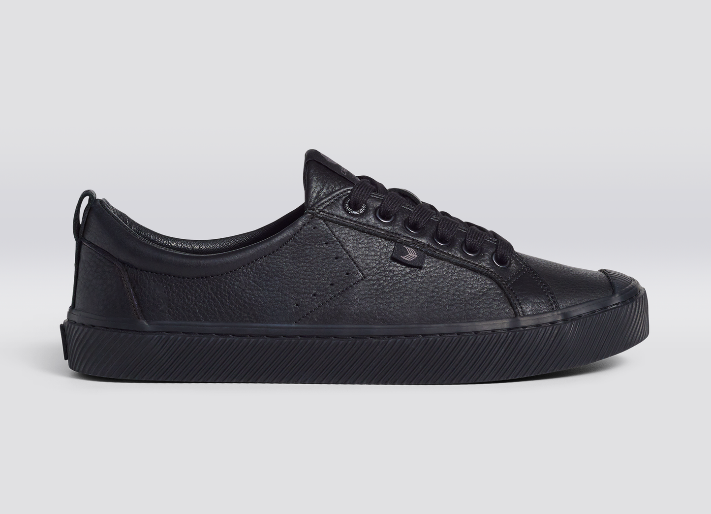 OCA Low All Black Premium Leather Sneaker