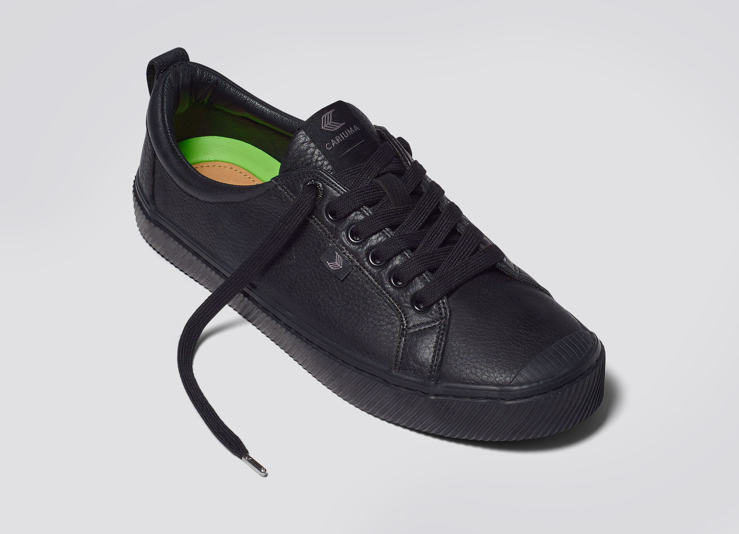OCA Low All Black Premium Leather Sneaker