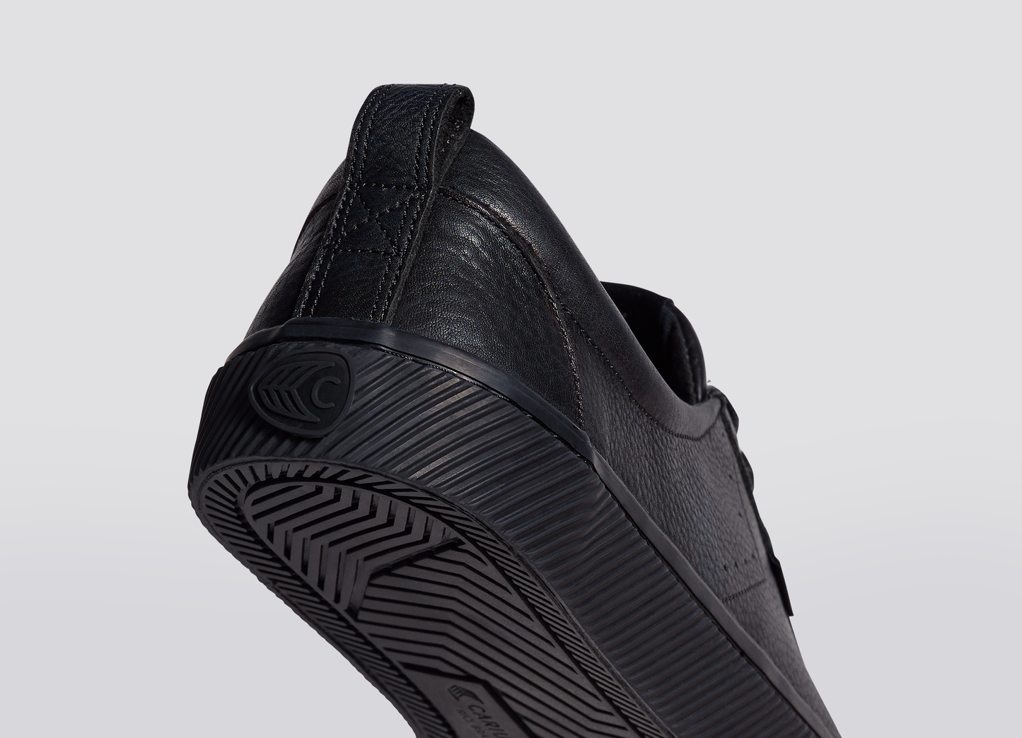 OCA Low All Black Premium Leather Sneaker