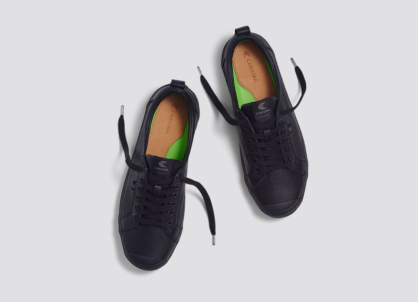 OCA Low All Black Premium Leather Sneaker
