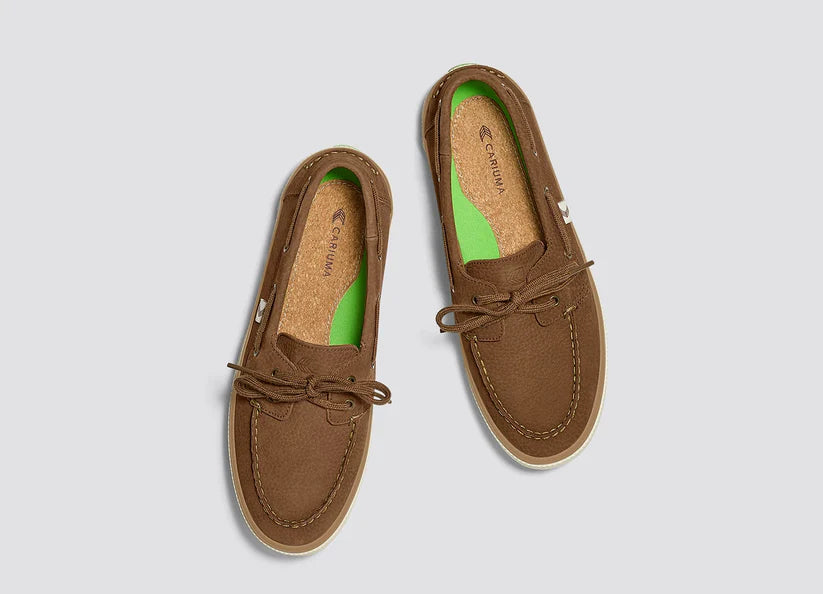 Maré Mocha Nubuck Boat Shoe