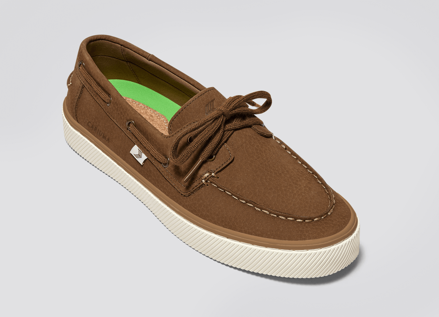 Maré Mocha Nubuck Boat Shoe
