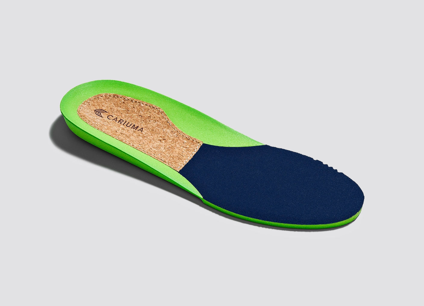 NAIOCA PRO Marine Blue Suede and Canvas Ivory Logo Sneaker