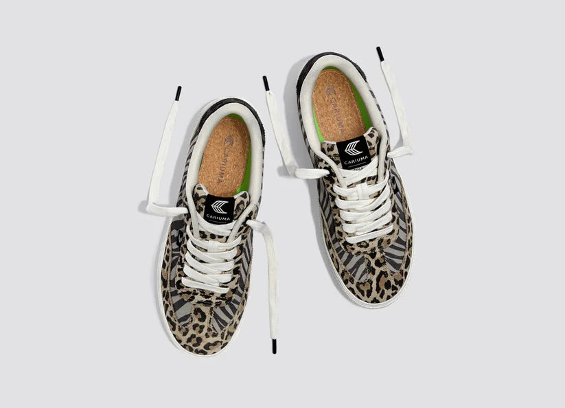 TOCA Zebra Leopard Print Suede Sneaker