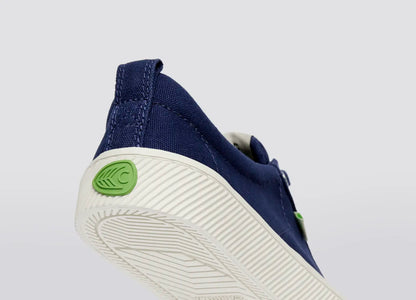 OCA Low Marine Blue Canvas Sneaker