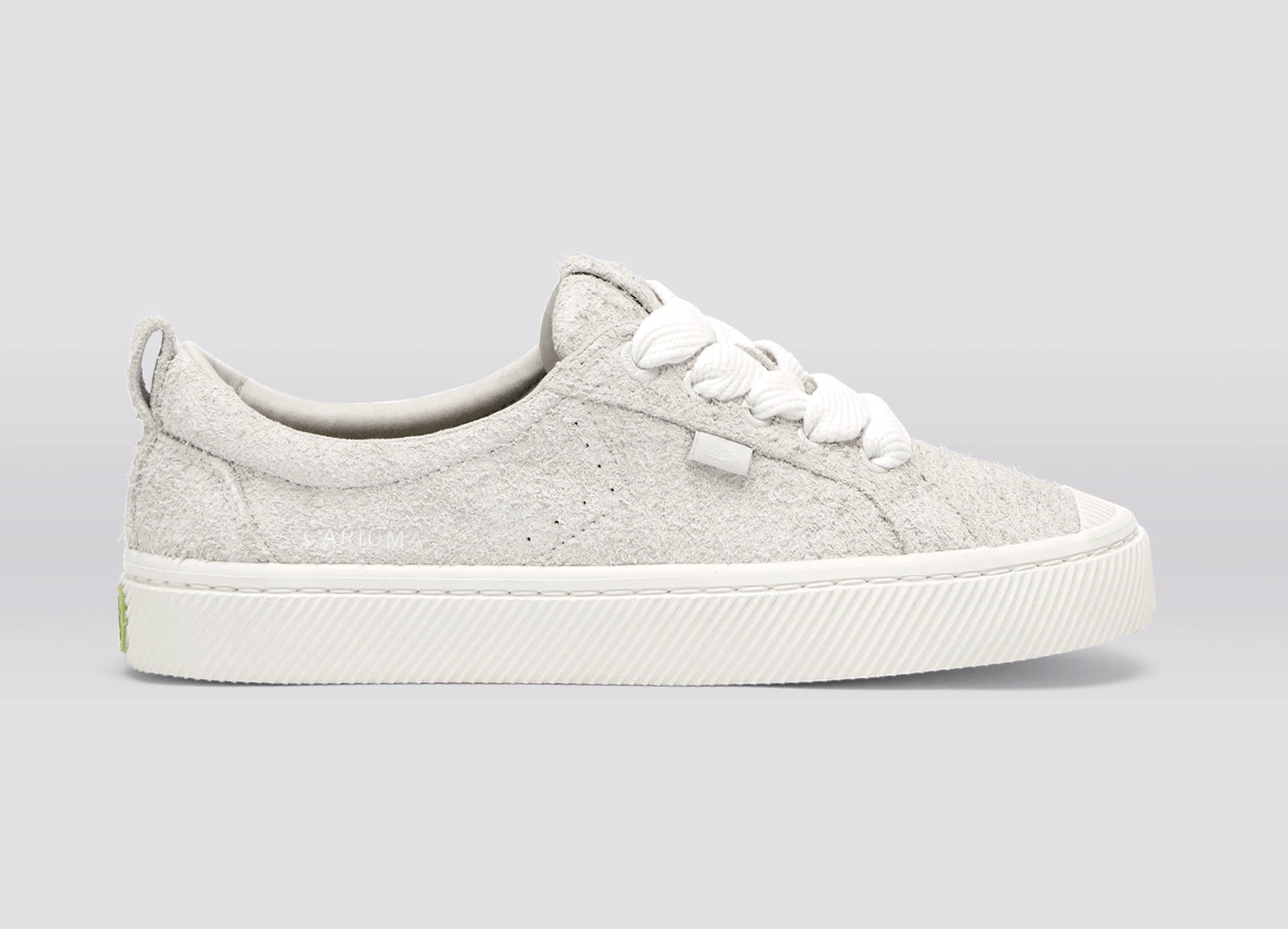 OCA Low Hairy Suede Smoke White