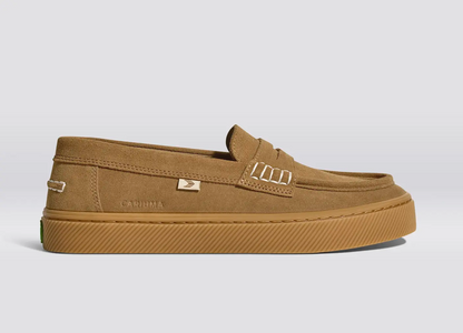 CAJU Gum Camel Suede Loafer