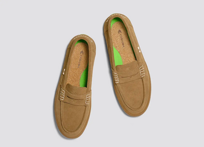 CAJU Gum Camel Suede Loafer