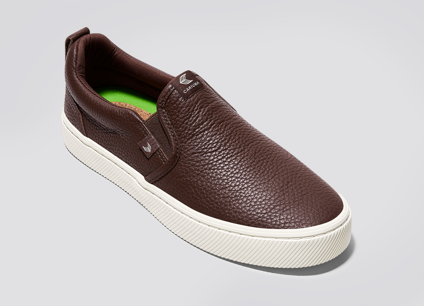 SLIP-ON Brown Premium Leather Sneaker