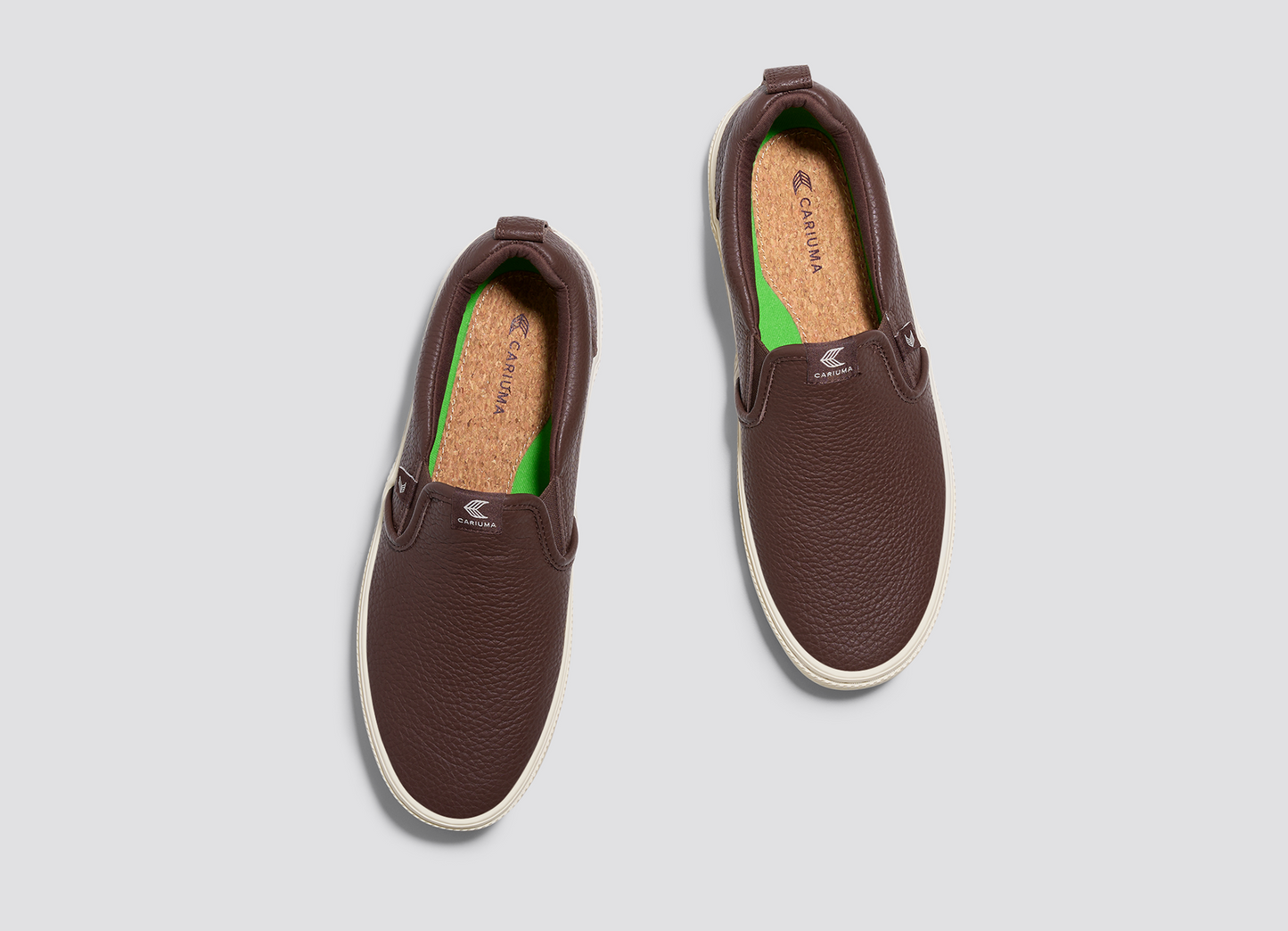 SLIP-ON Brown Premium Leather Sneaker