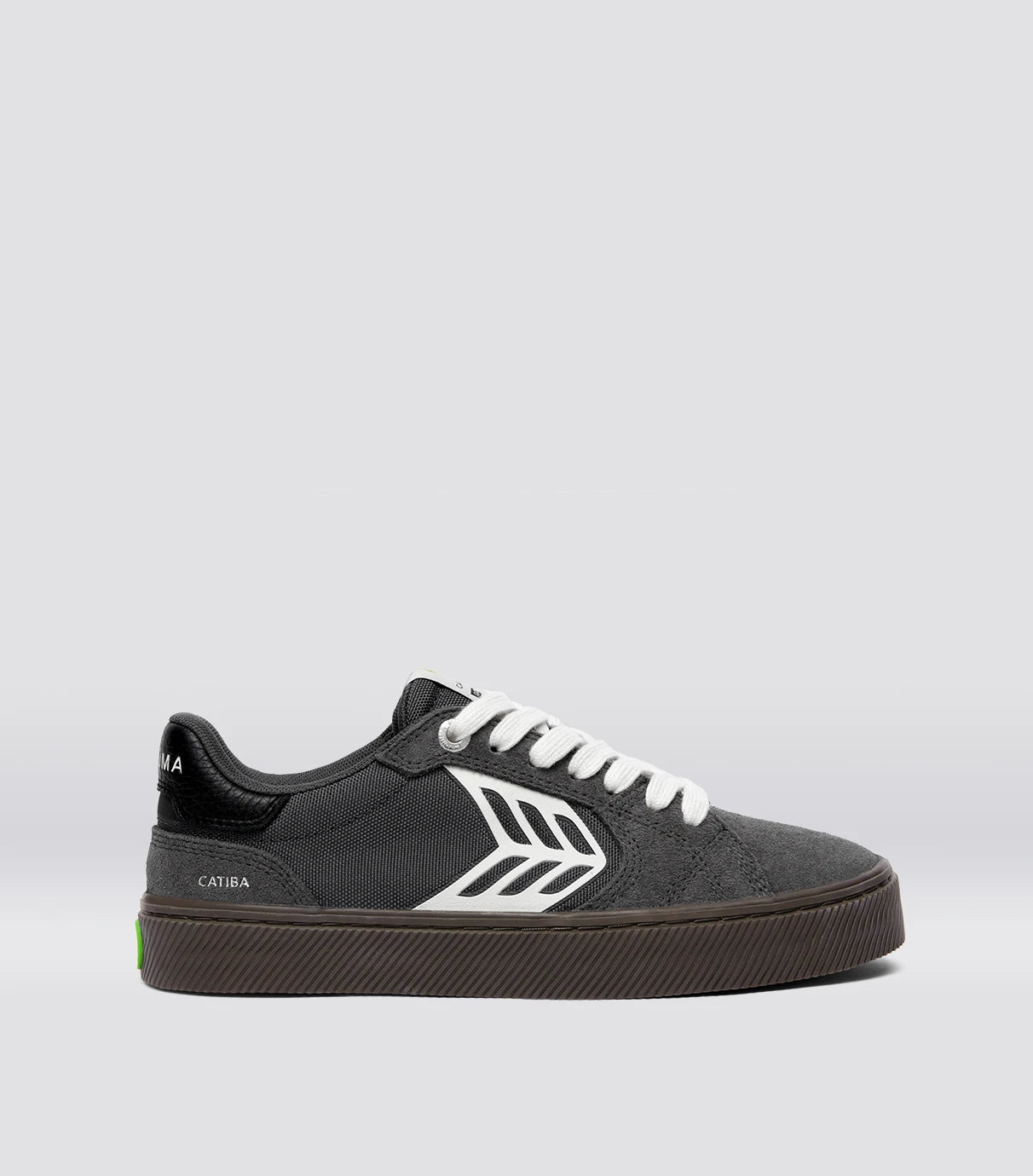 CATIBA PRO 2.0 Teak Magnet Grey Suede and Cordura Ivory Logo Sneaker