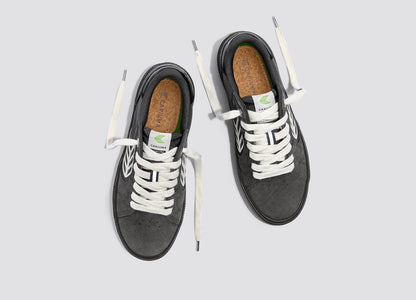 CATIBA PRO 2.0 Teak Magnet Grey Suede and Cordura Ivory Logo Sneaker