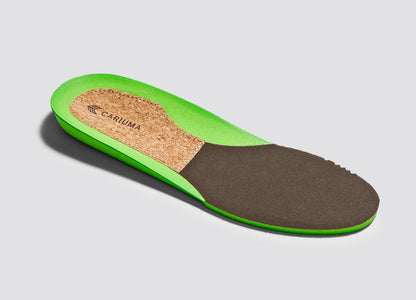 LUAN PRO Dark Gum Teak Suede Ivory Logo Sneaker