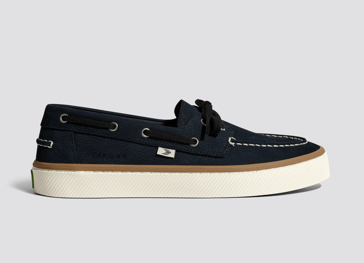 Maré Navy Nubuck Boat Shoe