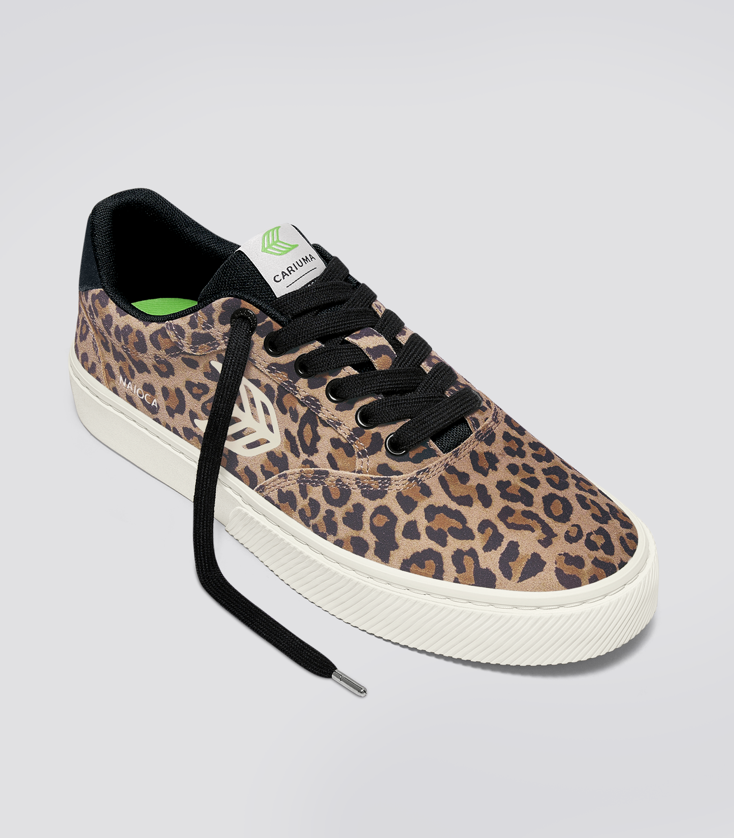 NAIOCA Leopard Print Suede Sneaker