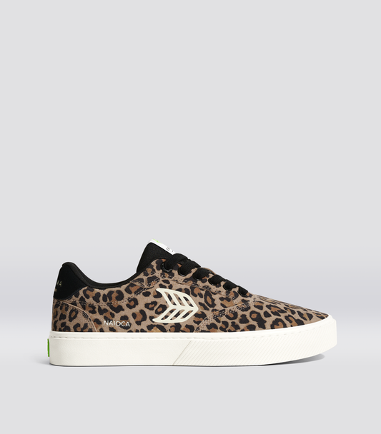 NAIOCA Leopard Print Suede Sneaker