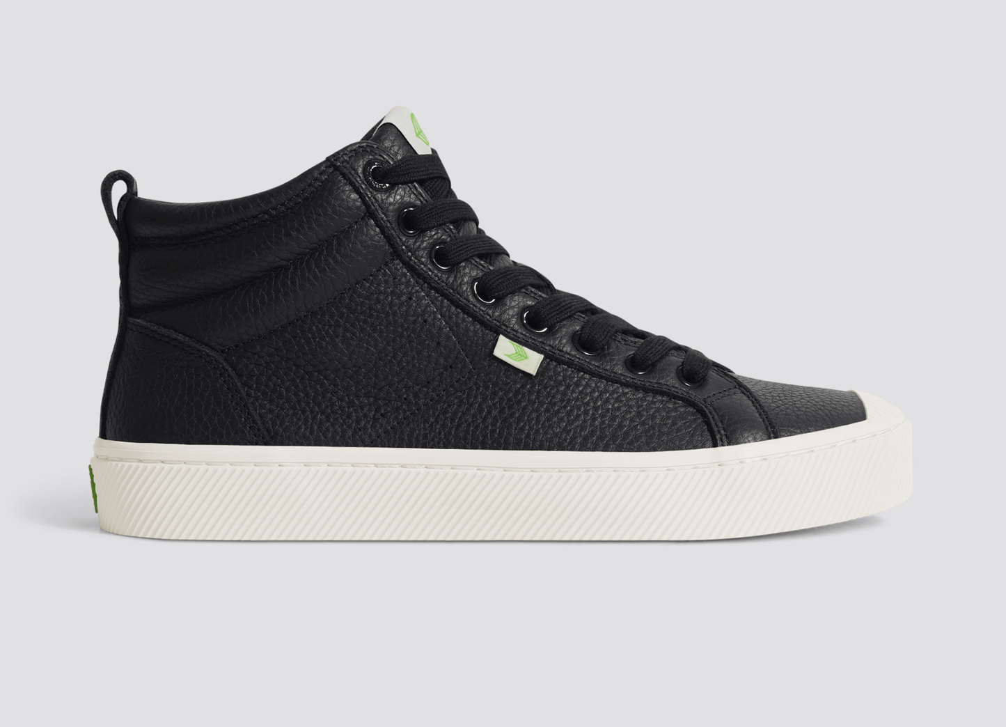 OCA High Black Premium Leather Sneaker