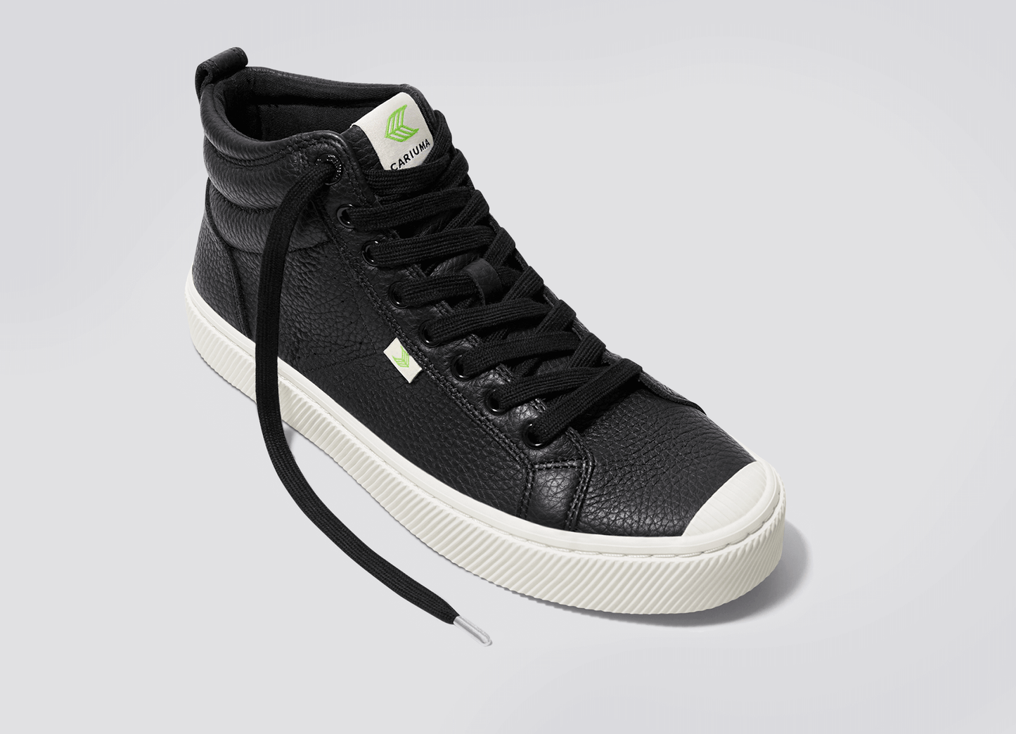 OCA High Black Premium Leather Sneaker