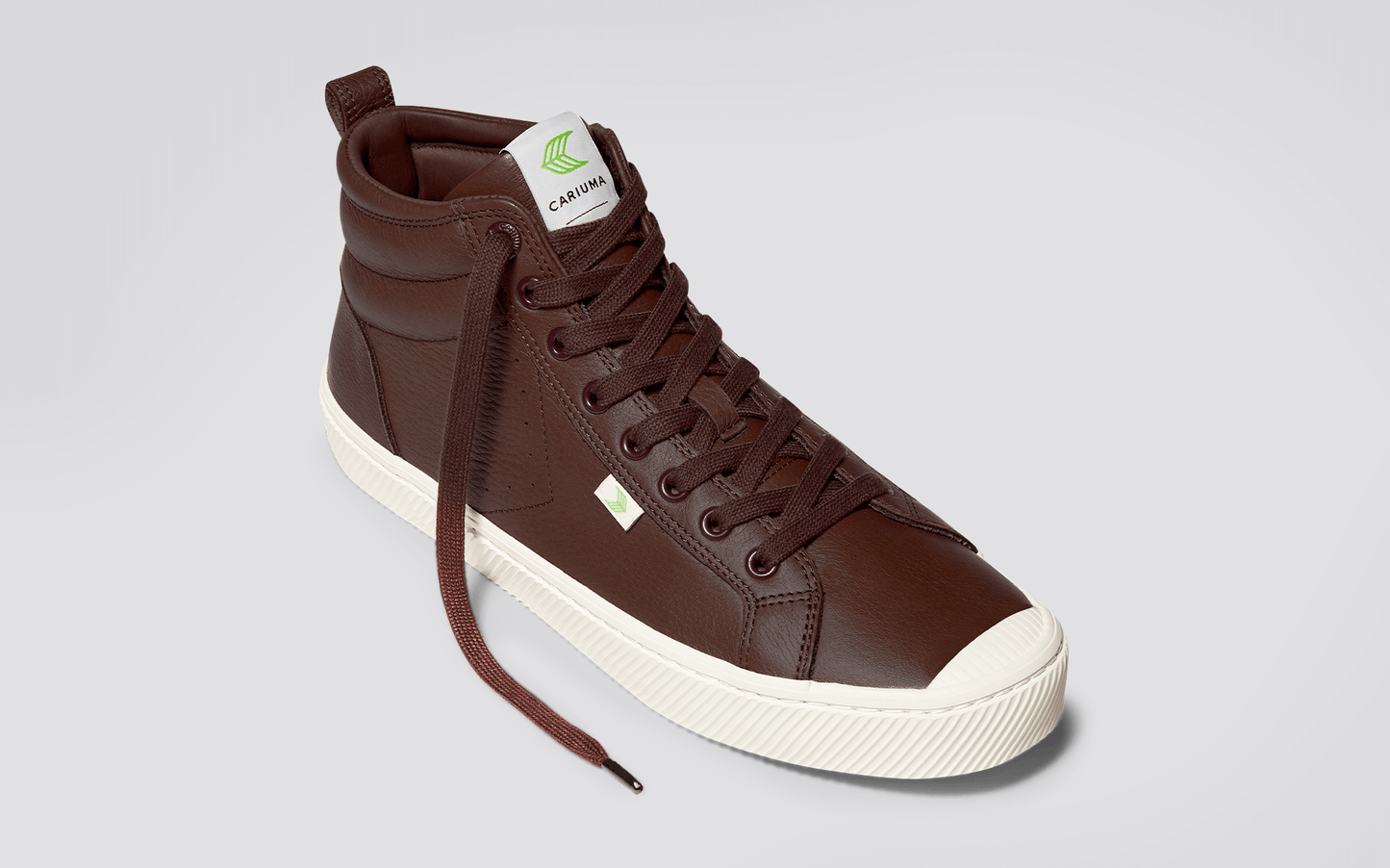 OCA High Brown Premium Leather Sneaker