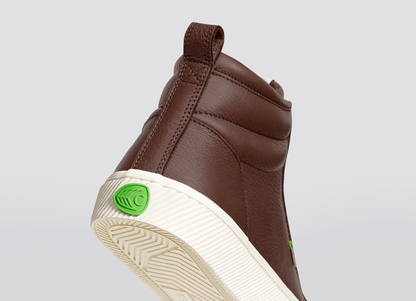 OCA High Brown Premium Leather Sneaker