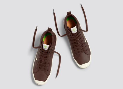 OCA High Brown Premium Leather Sneaker