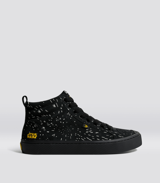 Oca High Star Wars Collab Light Speed All Black Suede Sneaker