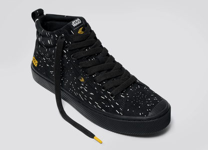 Oca High Star Wars Collab Light Speed All Black Suede Sneaker