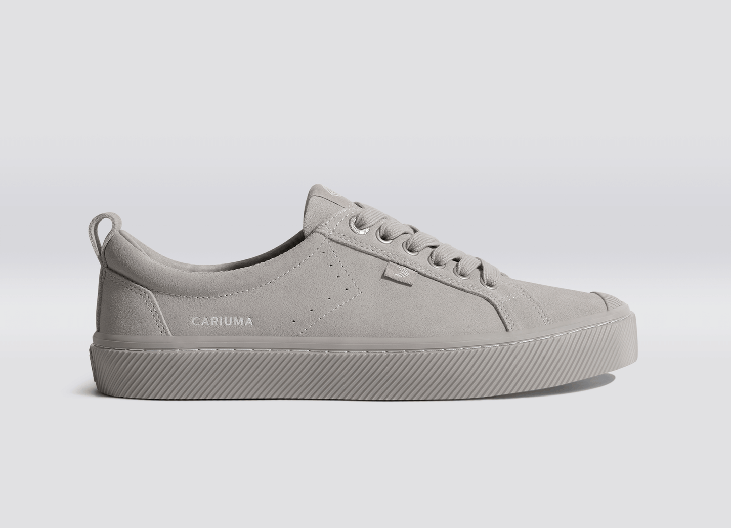 OCA Low All Light Grey Suede Sneaker