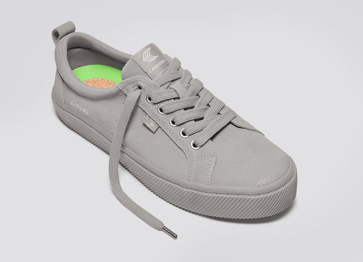 OCA Low All Light Grey Suede Sneaker