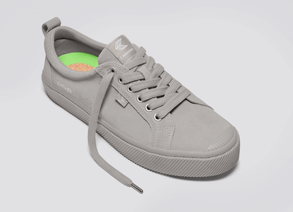 OCA Low All Light Grey Suede Sneaker