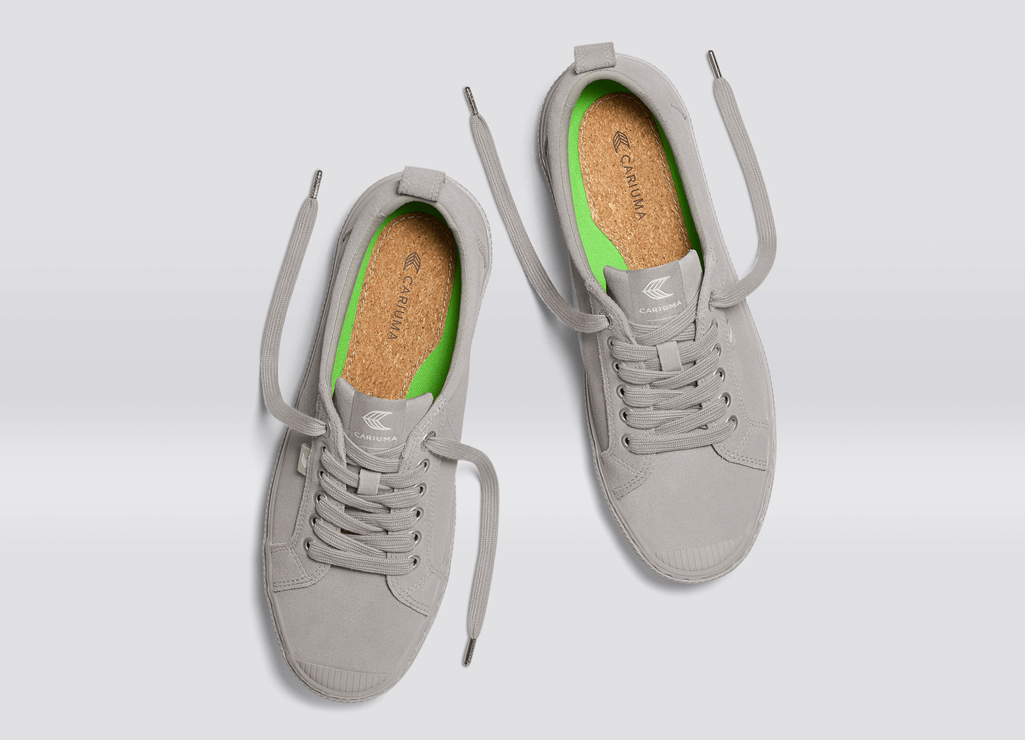 OCA Low All Light Grey Suede Sneaker