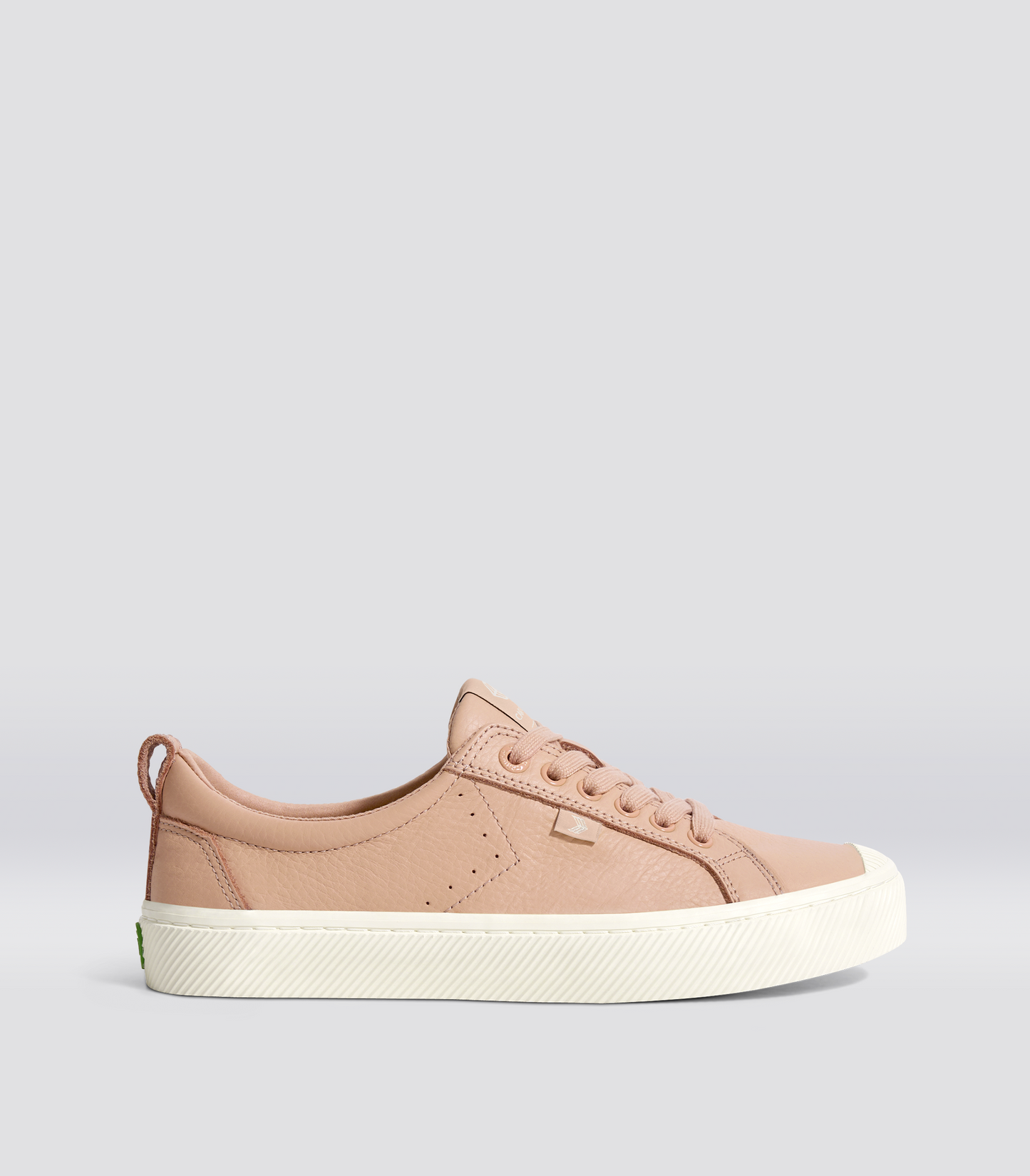 OCA Low Beige Premium Leather Sneaker