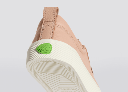 OCA Low Beige Premium Leather Sneaker