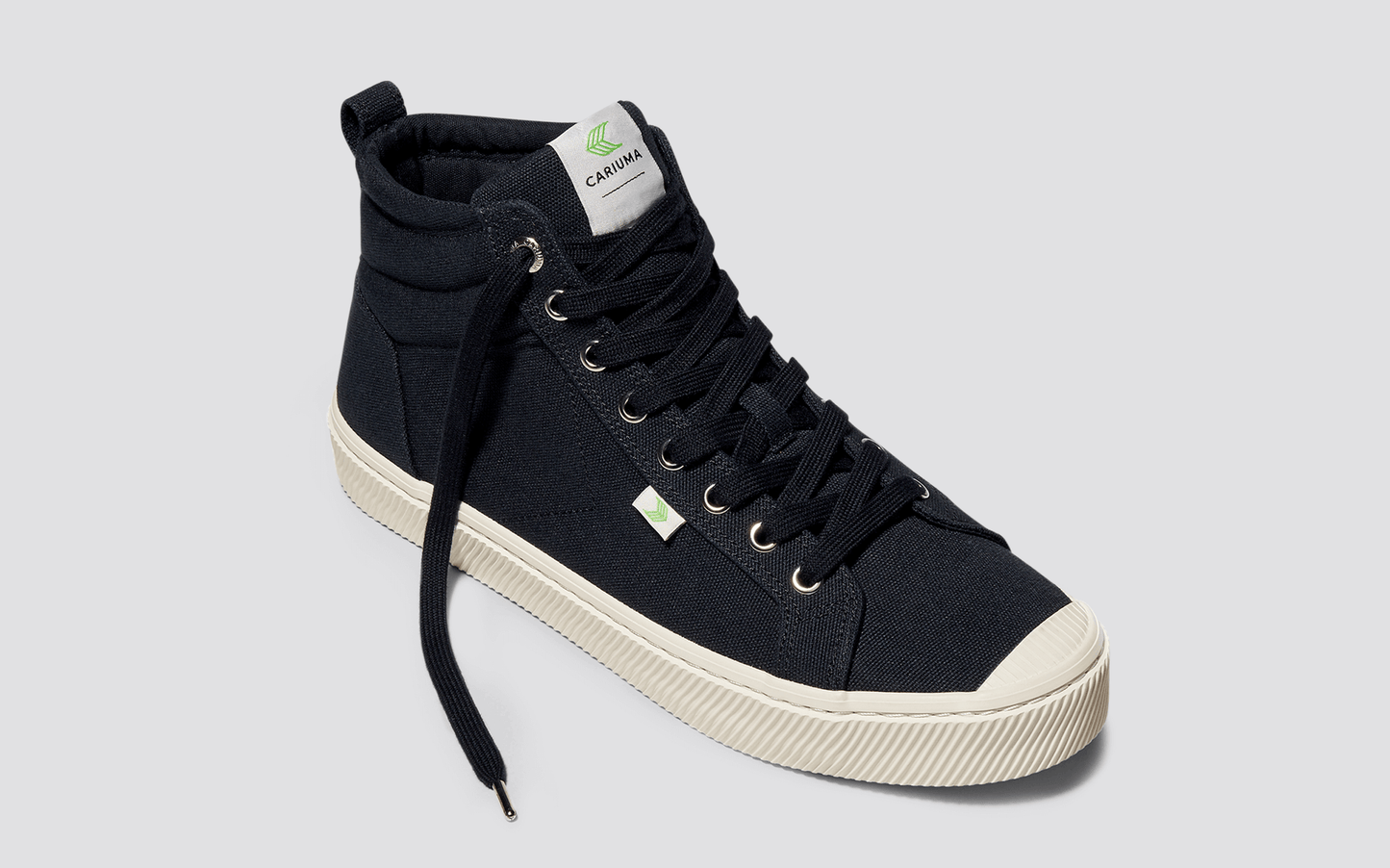 OCA High Black Canvas Sneaker