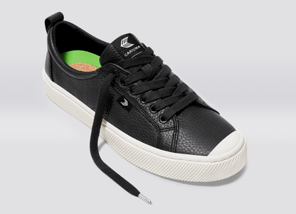 OCA Low Black Premium Leather Sneaker