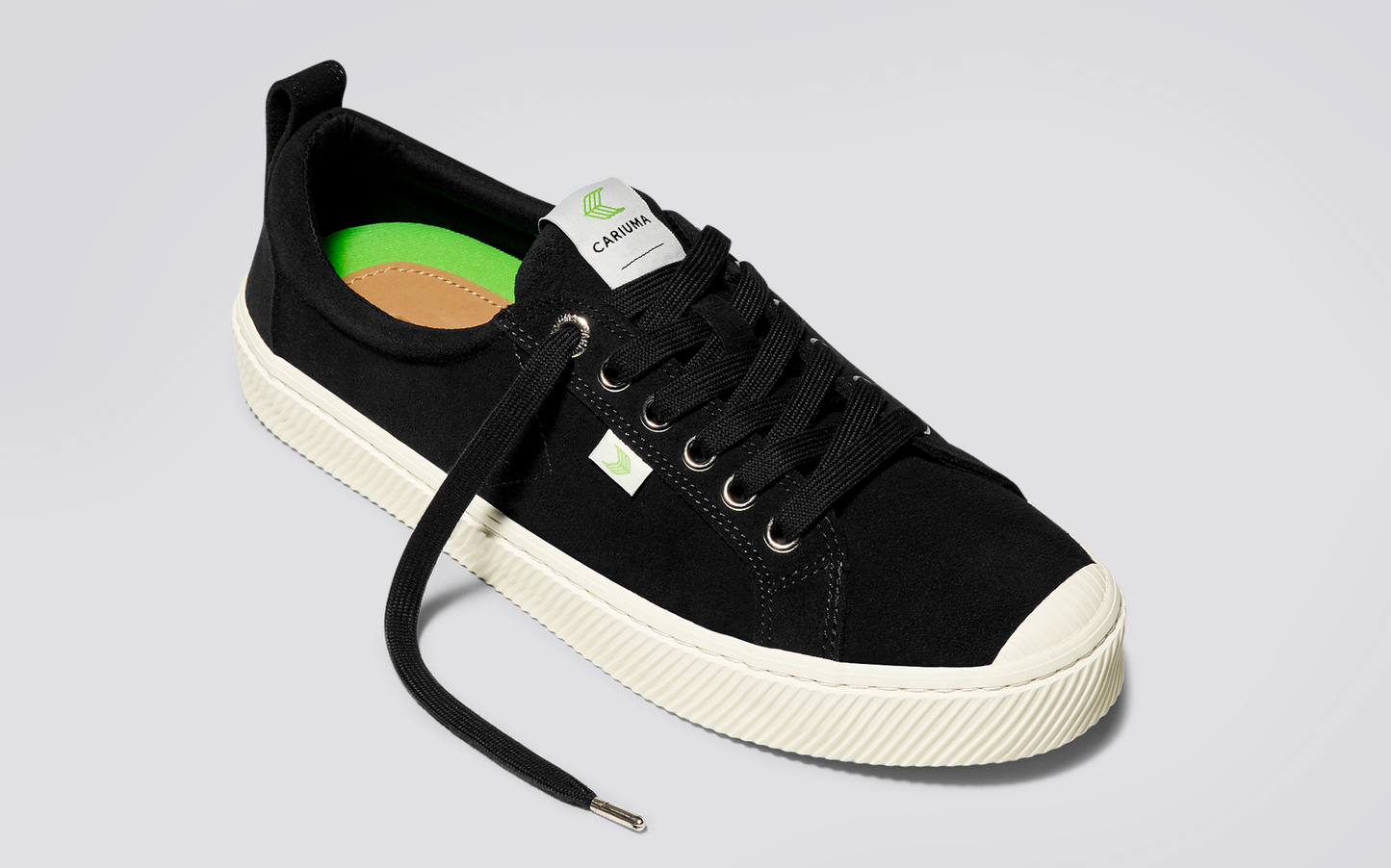 OCA Low Black Suede Sneaker