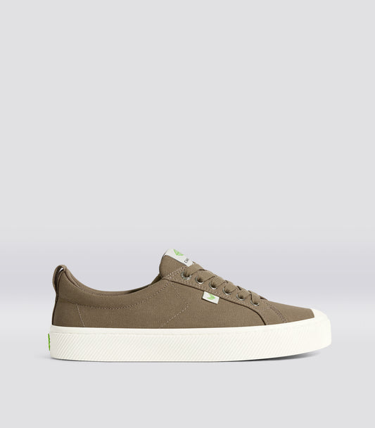 OCA Low Burnt Sand Canvas Sneaker