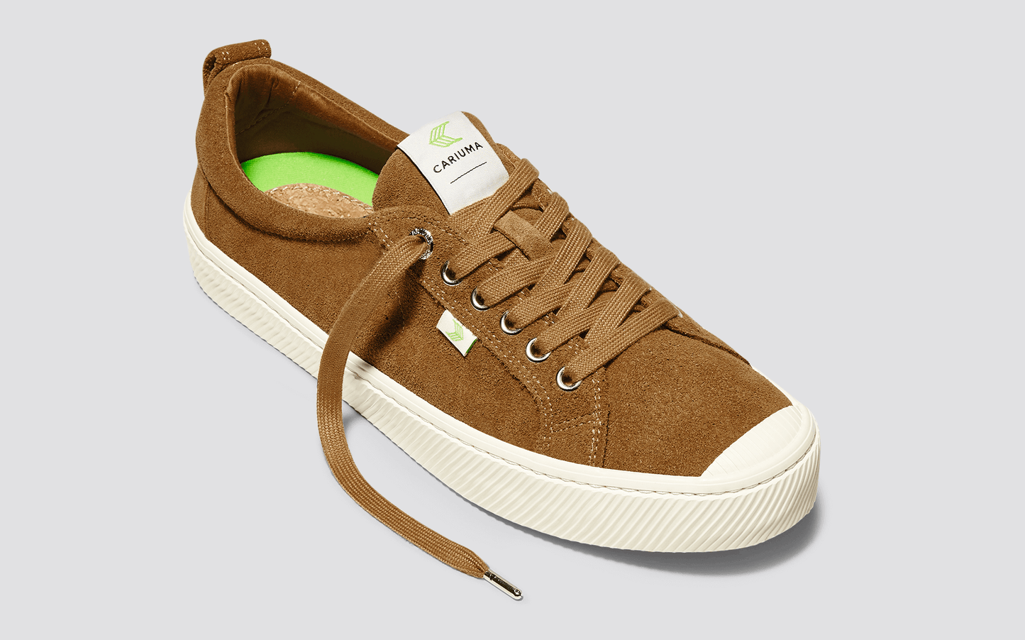 OCA Low Camel Suede Sneaker