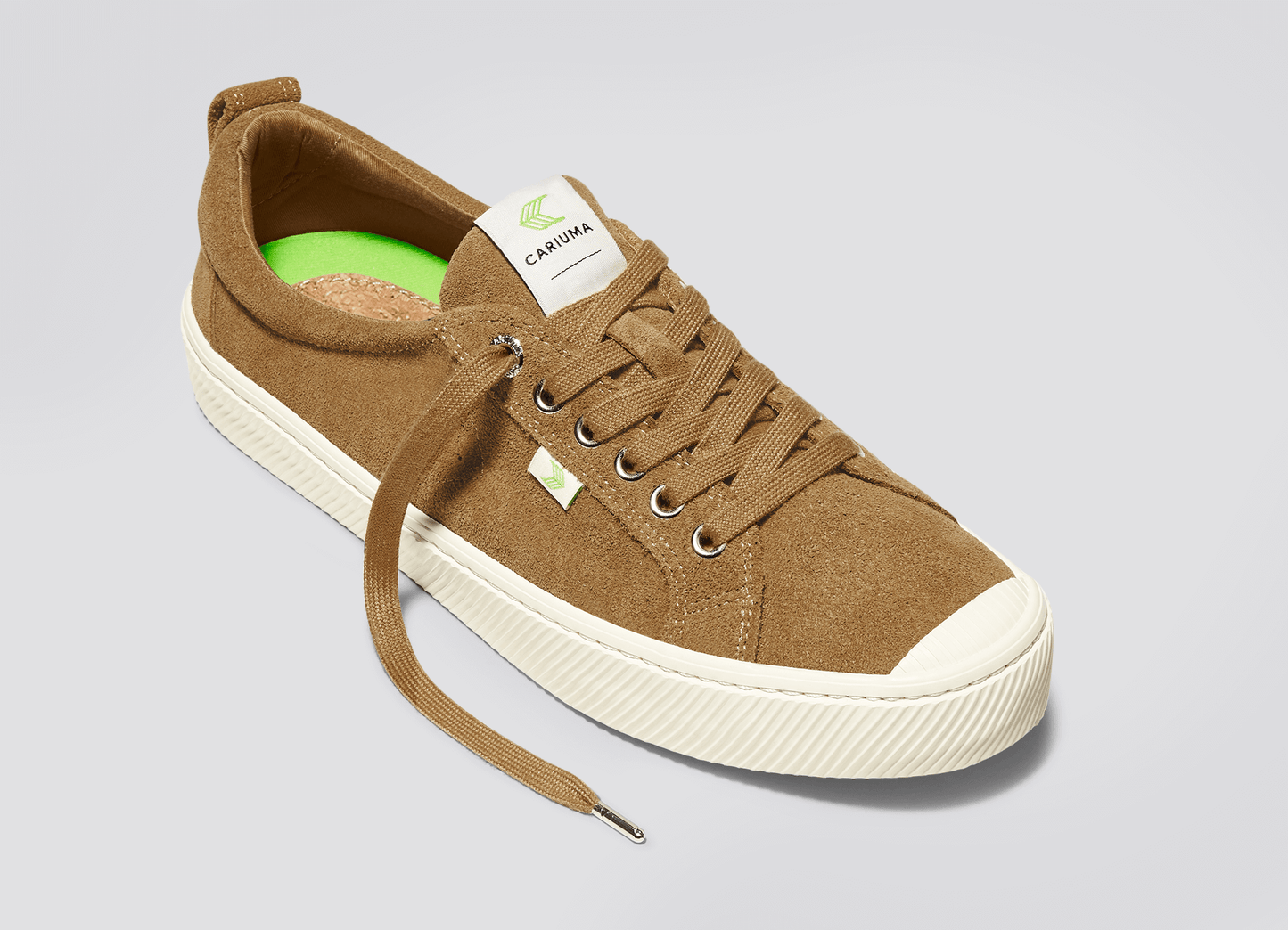 OCA Low Camel Suede Sneaker