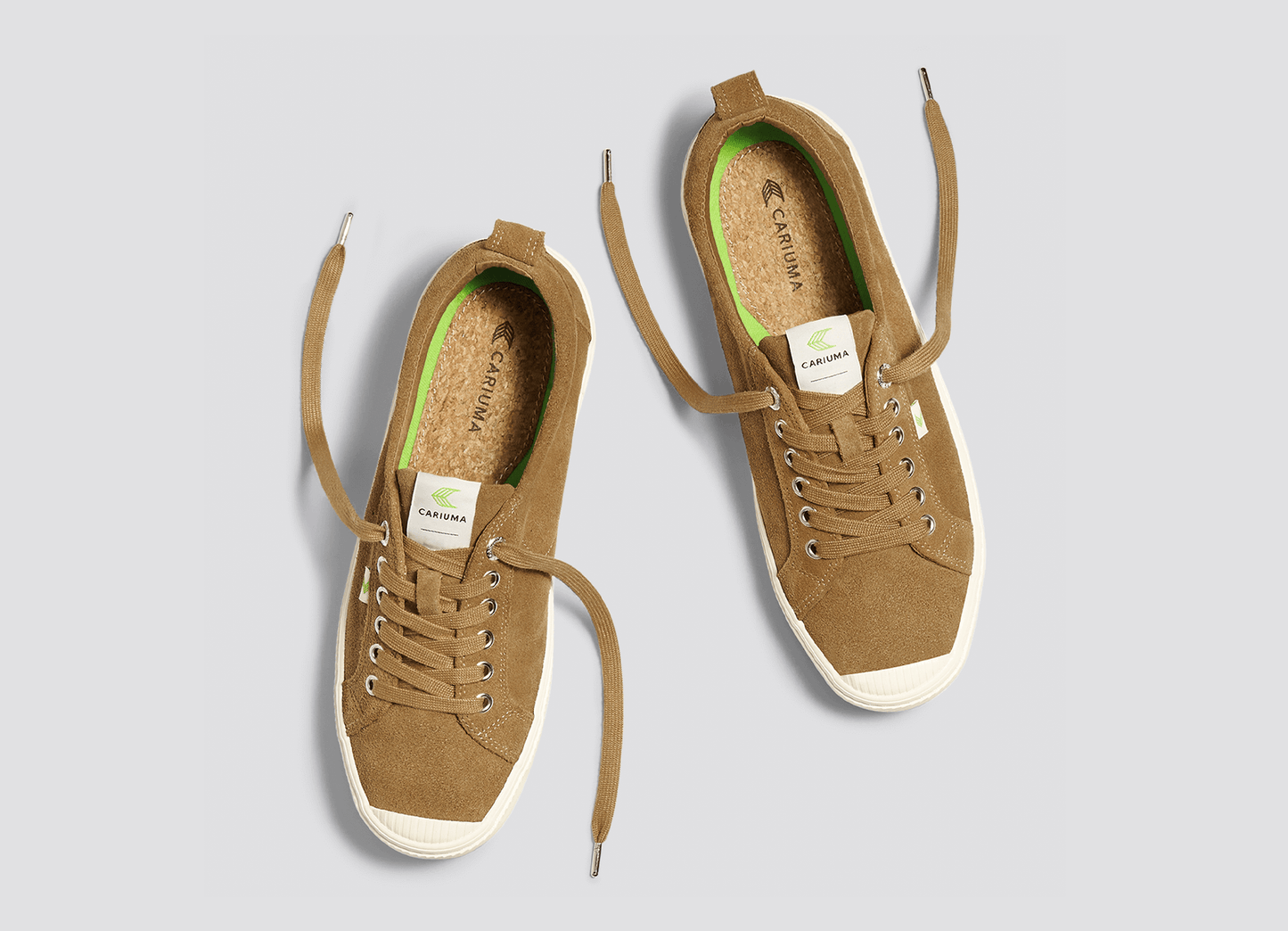 OCA Low Camel Suede Sneaker