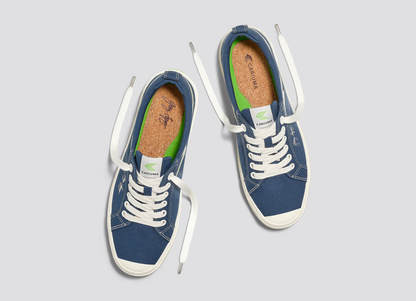 Gerry Lopez OCA Low Shadow Blue Canvas Sneaker