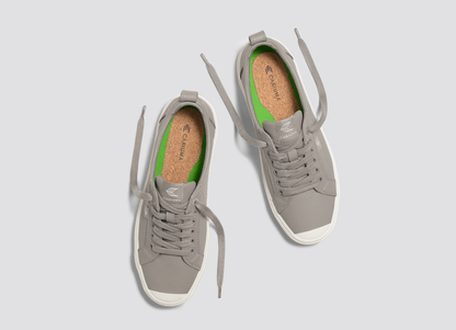 OCA Low Grey Premium Leather Sneaker