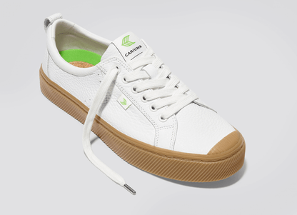 OCA Low Gum White Premium Leather Sneaker