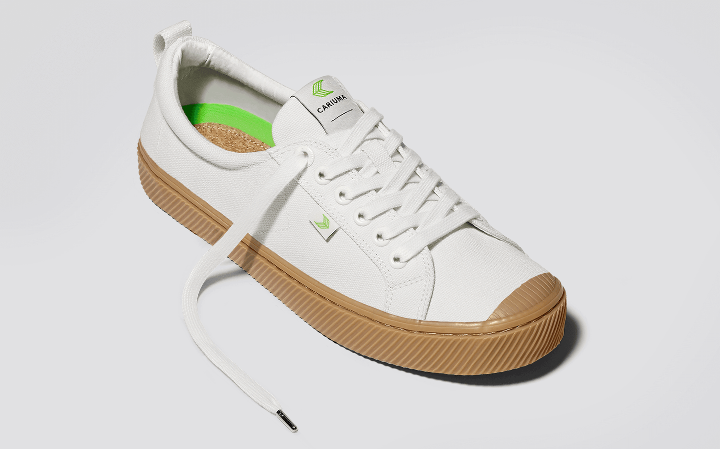 OCA Low Gum Off-White Canvas Sneaker