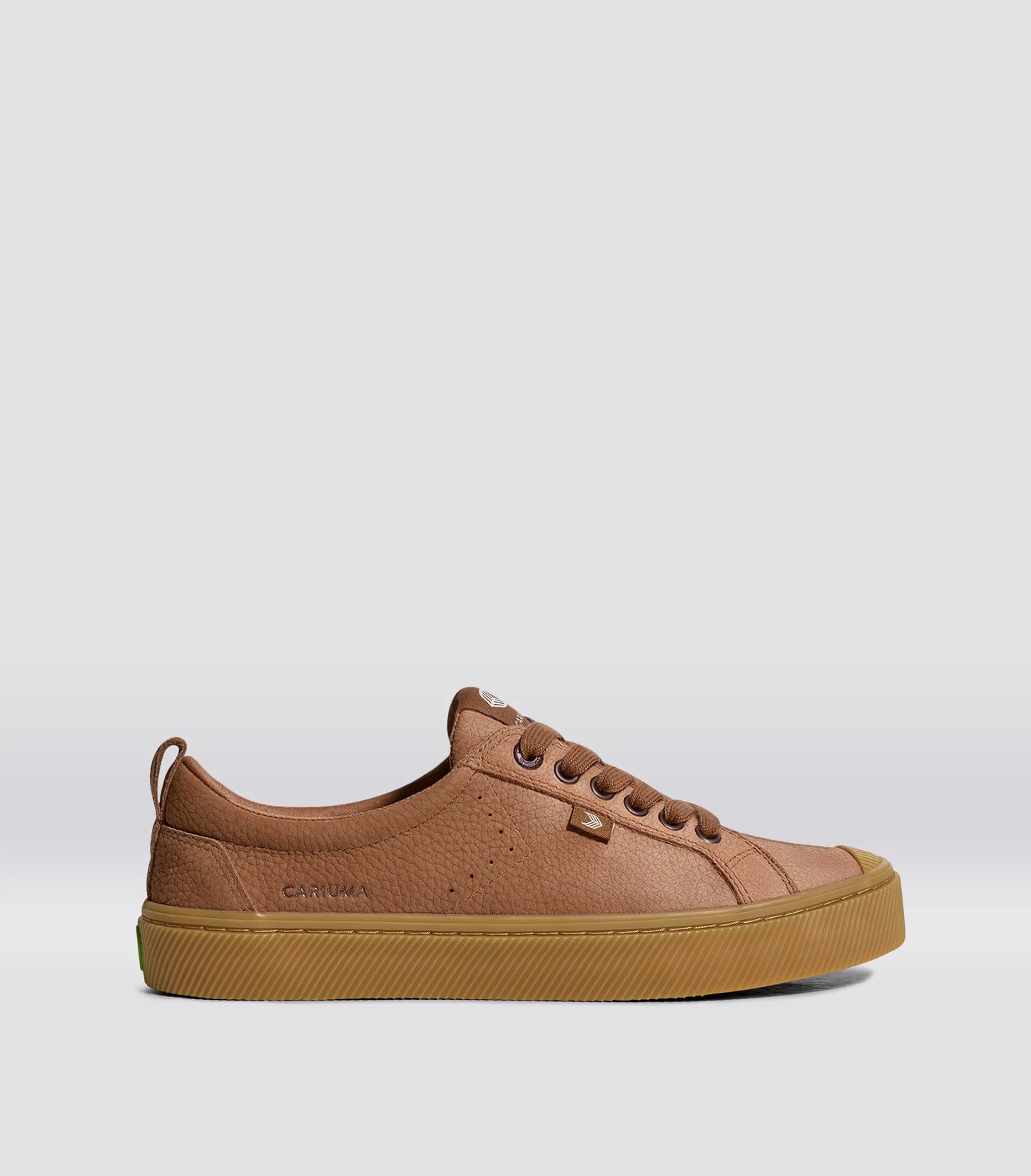 OCA Low Gum Sienna Brown Premium Leather Sneaker