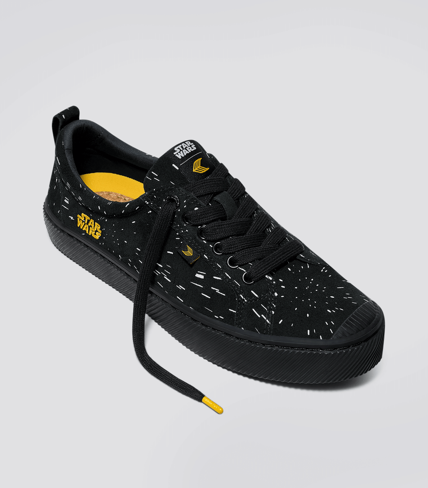 Oca Low Star Wars Collab Light Speed All Black Suede Sneaker