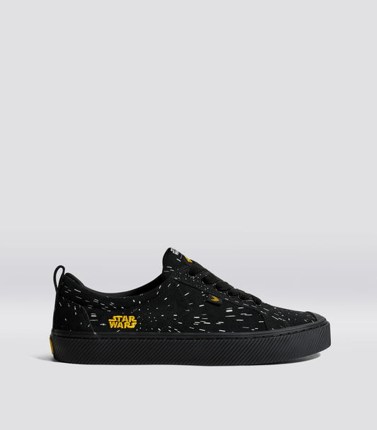 Oca Low Star Wars Collab Light Speed All Black Suede Sneaker