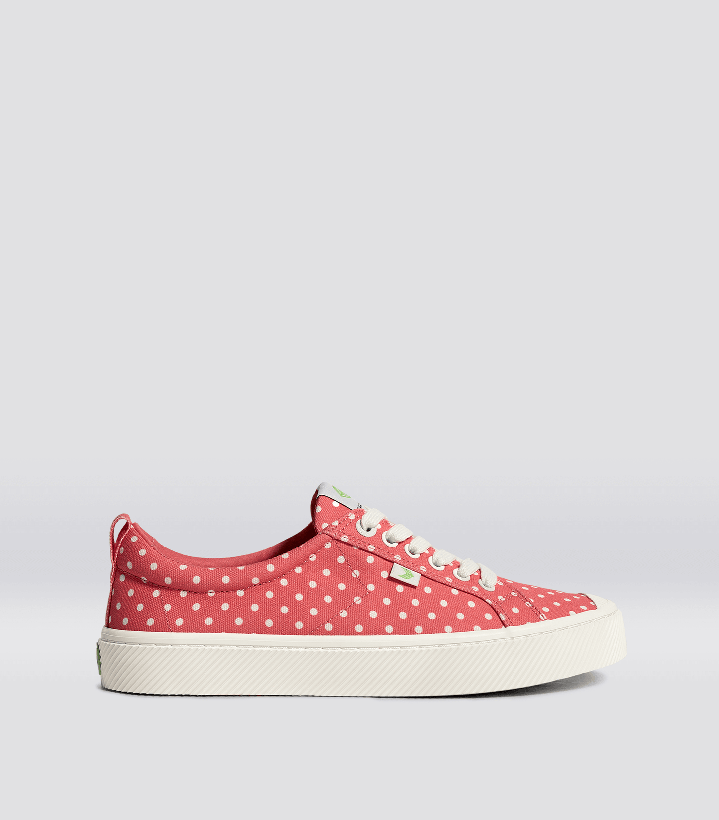 OCA Low Watermelon Canvas White Polka Dots Sneaker