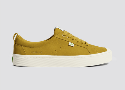 OCA Low Lemon Curry Suede Sneaker