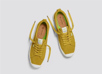 OCA Low Lemon Curry Suede Sneaker